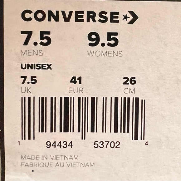 NWT Converse Chuck Taylor All Star Women’s Shoes - Picture 8 of 8